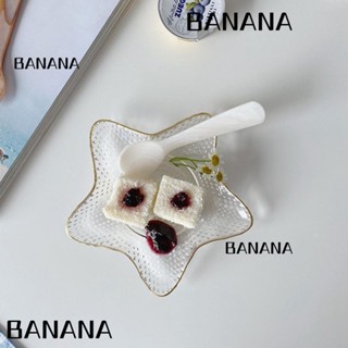 Banana1 ช้อนกาแฟ ไอศกรีม คาเวียร์ ไข่มุก ขนาดเล็ก สําหรับเสิร์ฟขนมหวาน