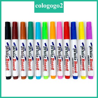 Cologogo2 ไวท์บอร์ดลบได้ อุปกรณ์สํานักงาน โรงเรียน แพ็คละ 12 ชิ้น