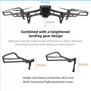 Steady ห่วงป้องกันใบพัด ป้องกันการชน สําหรับ Mavic3 Pro 4 ชิ้น