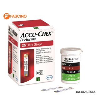 Accu-Chek แถบตรวจน้ำตาล PERFORMA  ขนาด 25ชิ้น