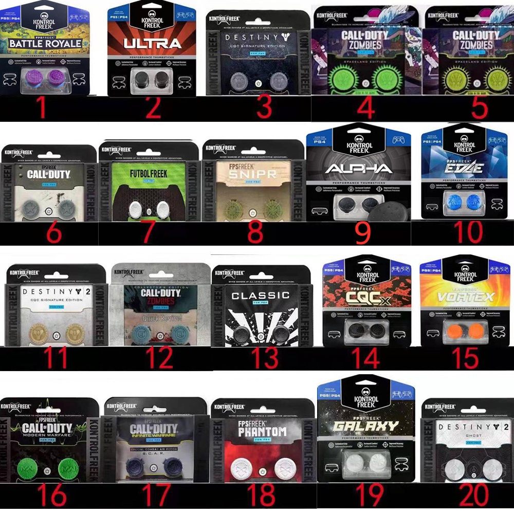 Kontrol&freek CQC FPS KF Freek ปุ่มกดนิ้วหัวแม่มือ สําหรับ Playstation 4 Playstation 5 Controller PS4 PS5