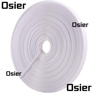 Osier1 ม้วนผ้าโพลีเอสเตอร์ ผ้าฝ้าย 8 มม. 50 หลา ความหนาแน่นต่ํา สีขาว อุปกรณ์เสริม สําหรับชุดแต่งงาน 1 ม้วน