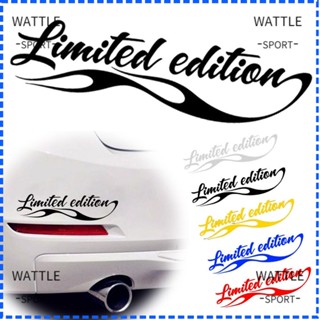 Wattle สติกเกอร์ ลายตลก สีดํา ขาว แดง เหลือง ฟ้า สําหรับติดตกแต่งรถยนต์