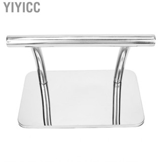 Yiyicc Stainless Steel Pedicure Foot Stand High Bearing  Simple Installation