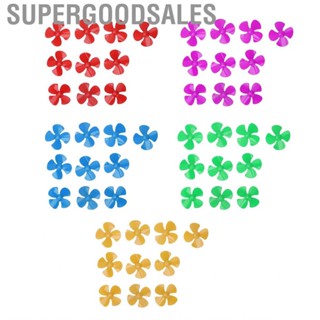 Supergoodsales Plastic Propellers 4 Blades Propeller Large Thrust for DIY Toys Craft