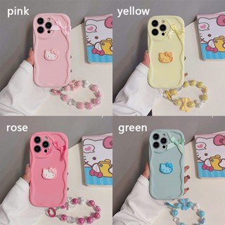 สําหรับ Huawei Nova 7i 7 7SE 7Pro 4 Y9S Y9 prime 2019 Honor 8X เคสโทรศัพท์มือถือ Soft TPU Case เคสมือถือ 3D Cute Wave Cartoon Hello Kitty เคสโทรศัพท์ใส กันกระแทก ปลอกซิลิโคน ตัวเรือนการ์ตูน มีเชือกแขวนอยู่