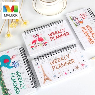 Jenniferdz สมุดโน๊ต เครื่องเขียน ลายการ์ตูน Kawaii Weekly Planner สําหรับเด็ก