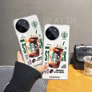 ใหม่ เคสโทรศัพท์มือถือใส แบบนิ่ม ลาย Starbucks กันกระแทก สําหรับ Realme 11 NFC REALME11 4G 5G 11 Pro 11 Pro+ Realme C51 C53 2023 RealmeC51 Realme11Pro