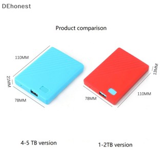 [DEhonest] เคสกระเป๋าซิลิโคน HDD ป้องกันฮาร์ดดิสก์ไดรฟ์ 4T 5T