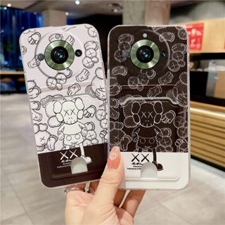 ขายดี เคสโทรศัพท์มือถือ ซิลิโคนนิ่ม TPU ลายการ์ตูนหมีน่ารัก พร้อมกระเป๋าใส่บัตร แฟชั่น สําหรับ Realme11 Pro 11Pro+ C51 C53 Realme 11 5G 4G NFC Realme 11 Pro+ Realme11 NFC