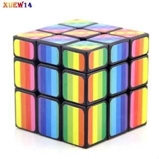 T8 Fanxin 3x3 Magic Cube พื้นผิวกระจกสีรุ้ง สร้างสรรค์ รูปร่างพิเศษ ความเร็วลูกบาศก์ ของเล่นทางปัญญา สําหรับเด็ก