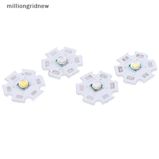 [milliongridnew] ชิปไฟ LED พลังงานสูง CREE XML2 XM-L2 10W สีขาว แดง เขียว น้ําเงิน เหลือง พร้อม PCB WQL 16 20 มม.