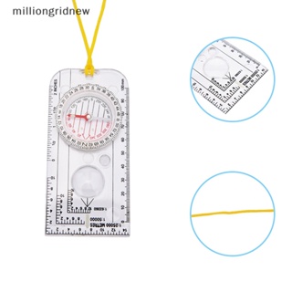 [milliongridnew] เข็มทิศขยายแผนที่ สําหรับเดินป่า ตั้งแคมป์ WQL