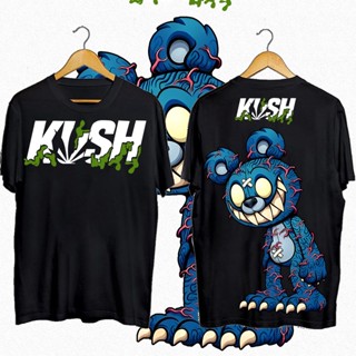 เสื้อยืดคอตตอน  สไตล์ใหม่ ขายร้อน KU*SH Trend New Design/Unisex T-Shirt/High-End Top/T-Shirt/Bully เสื้อยืดคอกลม