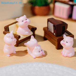 Onebaby โมเดลฟิกเกอร์ รูปหมูน่ารัก ขนาดเล็ก สําหรับตกแต่งบ้าน สวน