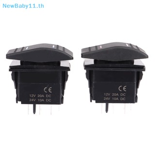 Onebaby สวิตช์โยกชั่วขณะ DPDT 7pin 12v 24v เปิดปิด 1 ชิ้น