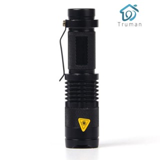 {ขายดี 99} ไฟฉาย LED ซูมได้ CREE Q5 1200 Lumen 14500 [Truman.th]