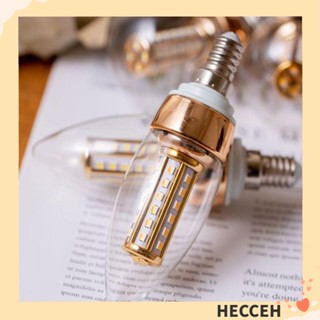 Hecceh หลอดไฟ Led E14 E27 ประหยัดพลังงาน หัว 8W สีขาว คุณภาพสูง สําหรับตกแต่งบ้าน