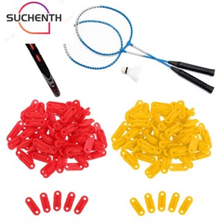 Suchenth อุปกรณ์เสริมไม้แบดมินตัน สีแดง สีเหลือง 100 ชิ้น