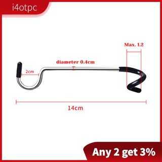 I4otpc ตะขอแขวนเสา ชนิด S ตะขอแขวน อเนกประสงค์ น้ําหนักเบา สําหรับตั้งแคมป์ ลานบ้าน