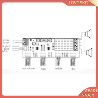 [Lovoski2] Tpa3116d2 บอร์ดขยายเสียงสเตอริโอดิจิทัล ช่องคู่ DC12-24V