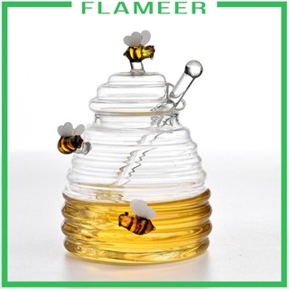 [Flameer] ขวดโหลใส พร้อมก้านคน และฝาปิด ขนาด 450 มล. สําหรับโต๊ะอาหาร บ้าน