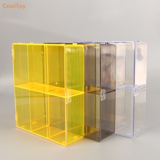 Cooltoy ขายดี กล่องสุ่ม พลาสติกใส 6 เซลล์ สําหรับใส่ฟิกเกอร์ โชว์ DIY