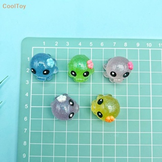 Cooltoy 2 ชิ้น การ์ตูนปลาหมึกเรืองแสง เครื่องประดับเรซิ่นน่ารัก เครื่องประดับตกแต่งภูมิทัศน์ ขายดี