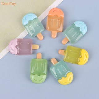 Cooltoy กรวยไอศกรีมเรซิ่นเรืองแสง ขนาดเล็ก แฮนด์เมด DIY สําหรับตกแต่ง 2 ชิ้น