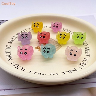 Cooltoy ตุ๊กตาช้างเรืองแสง ขนาดเล็ก สําหรับตกแต่งบ้านตุ๊กตา 2 ชิ้น