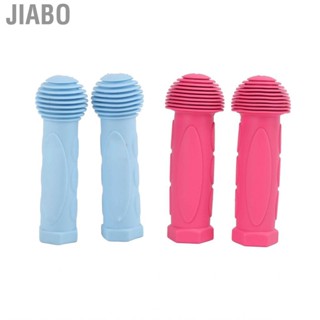 Jiabo Kids Bicycle Grips  Mini Bike Handlebar 1 Pair Tear Resistant Safe for Children Balance