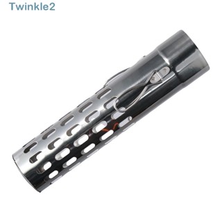 Twinkle หัวเทียน สเตนเลส 2.36 นิ้ว ทนความร้อนสูง สีเงิน สําหรับตั้งแคมป์