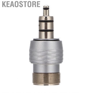 Keaostore Dental Handpiece Adapter High Speed 2 Holes SS Converter