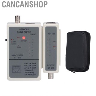 Cancanshop Cables Detector  Cable Tester Automatic Scanning Sensitive for RJ45 RJ12 RJ11