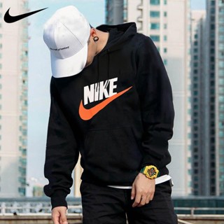 Nike ของแท้ 100% เสื้อกันหนาว มีฮู้ด ทรงหลวม ใส่สบาย ให้ความอบอุ่น สําหรับผู้ชาย CZ9129