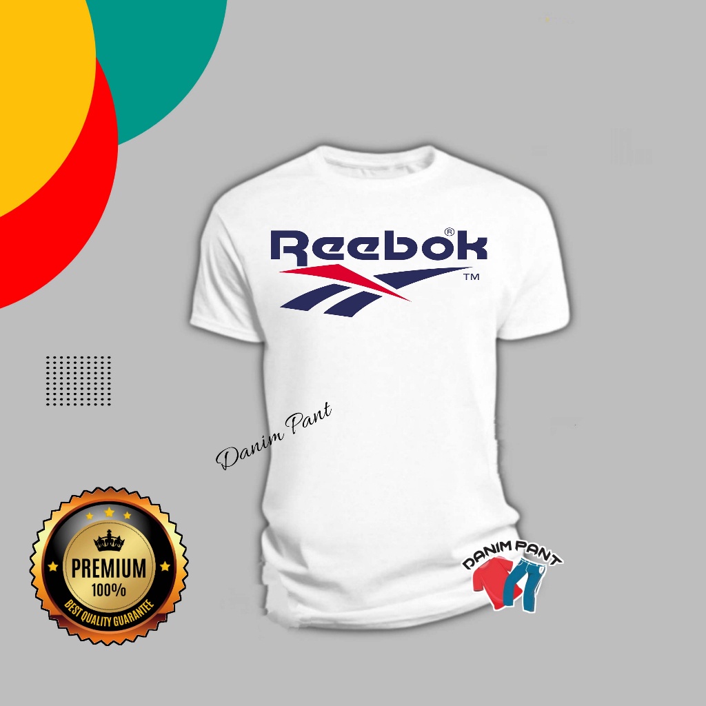 เสื้อยืด REEBOK Unisex Kain Sejuk Tee T เสื้อ baju Streetwear baju เสื้อยืด Unisex Viral เสื้อผู้ชายผู้หญิง baju lelaki OTZJ