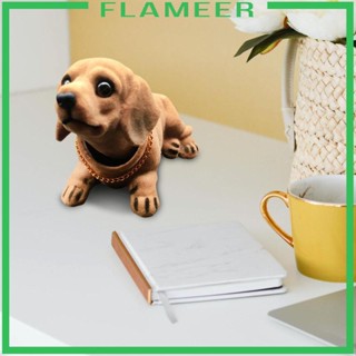 [Flameer] ฟิกเกอร์หัวสุนัข Kopfschüttelnder.5X8.5X9 ซม. สําหรับตกแต่งภายในรถยนต์