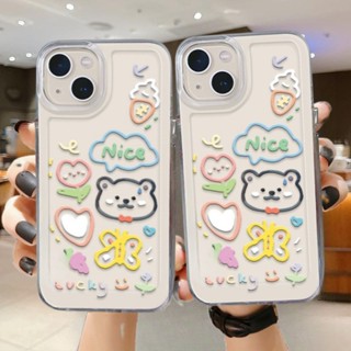 เคสโทรศัพท์มือถือแบบนิ่ม TPU ใส ลายกราฟฟิตี้ ผีเสื้อ หมี สําหรับ Huawei Y6S Y6 Y7 Pro 2019 Y6P Y7P Y7A Y9 Prime 2019