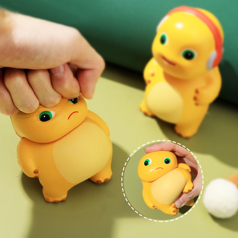 ของเล่นตุ๊กตามังกรนมน้อย แบบบีบ คลายเครียด สําหรับเด็ก ของเล่นเด็ก WJ002