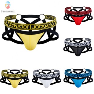 【TRSBX】Mens Panties G-String Hollow JockStrap M - XL Mesh Nylon Sports Thongs