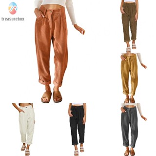 【TRSBX】Pants Loose Personalized Spring Straight Leg Pants Trousers With Pockets