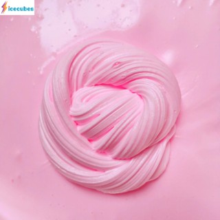 60ml Fluffy Slime โคลนอุปกรณ์ของเล่น Putty Soft Clay Light Plasticine Slime Charms Gum Polymer Clay Antistress ICECUBES