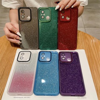 เคสซิลิโคนใส ประดับกลิตเตอร์ สําหรับ Redmi 12 12C 10C 10A 9C 9T A1 A2 Plus 4G 2022 2023