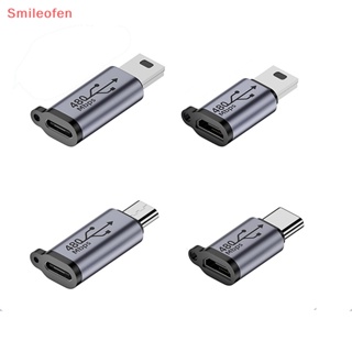 [Smileofen] อะแดปเตอร์แปลง USB-C เป็น Micro USB Type-C ตัวเมีย เป็น Micro USB ตัวผู้ สําหรับโทรศัพท์มือถือ แท็บเล็ต กล้อง 1 ชิ้น