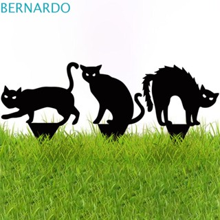 Bernardo ป้ายสัญลักษณ์แมวดํา น่ากลัว สําหรับตกแต่งสวน