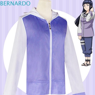 Bernardo อะนิเมะนารูโตะ เครื่องแต่งกาย ปาร์ตี้ Hyga Hinata เครื่องแบบฮาโลวีน เสื้อแจ็กเก็ต