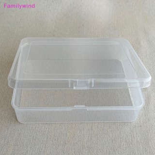 Familywind&gt; กล่องพลาสติกใส Pp สําหรับใส่จัดเก็บของ