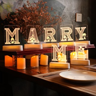 Kira Marry Me light 520 1314 โคมไฟตัวเลข led ไฟตัวเลข การแต่งงาน ข้อเสนอสารภาพ