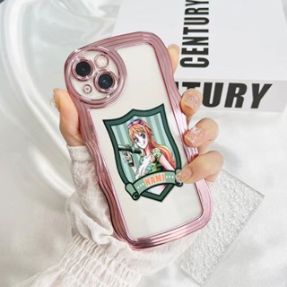 เคสโทรศัพท์มือถือแบบนิ่ม ใส บางมาก ลายการ์ตูน One Piece Nami หรูหรา สําหรับ OPPO Realme C11 C15 C31 C35 Realme Narzo 50A Prime