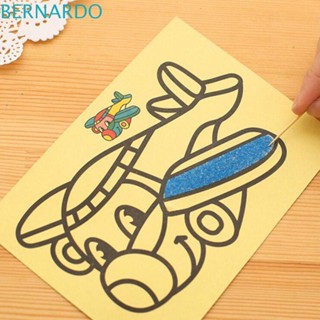 Bernardo ใหม่ จิ๊กซอว์วาดภาพระบายสี DIY ของเล่นเสริมการเรียนรู้เด็ก 5 ชิ้น